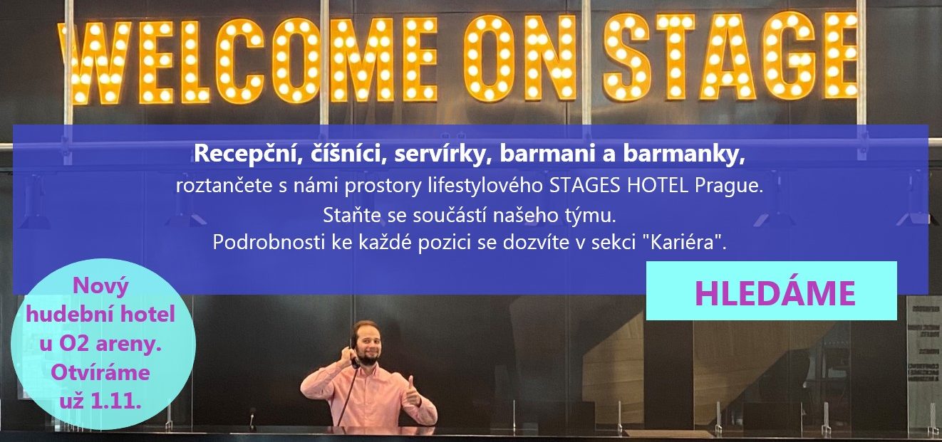 Hledáme nové kolegy do STAGES HOTEL Prague náhledový obrázek