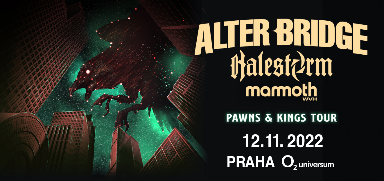 Thumbnail # ALTER BRIDGE rock titans have announced a European tour. See them at the O2 universum in Prague on November 12, 2022