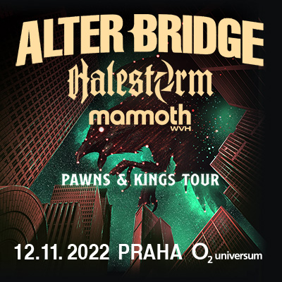 Alter Bridge 2022 'Pawns & Kings' European Tour Poster