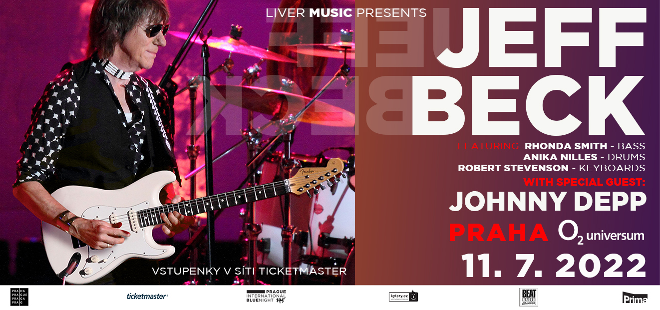 Thumbnail # Koncert Jeffa Becka se speciálním hostem Johnnym Deppem 11. července se přesouvá do O2 Universa!