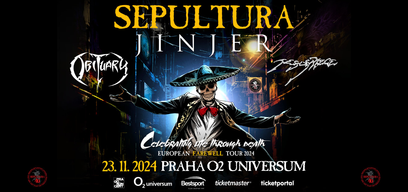 Thumbnail # SEPULTURA se loučí! Poslední live koncert patří v listopadu 2024 PRAZE!
