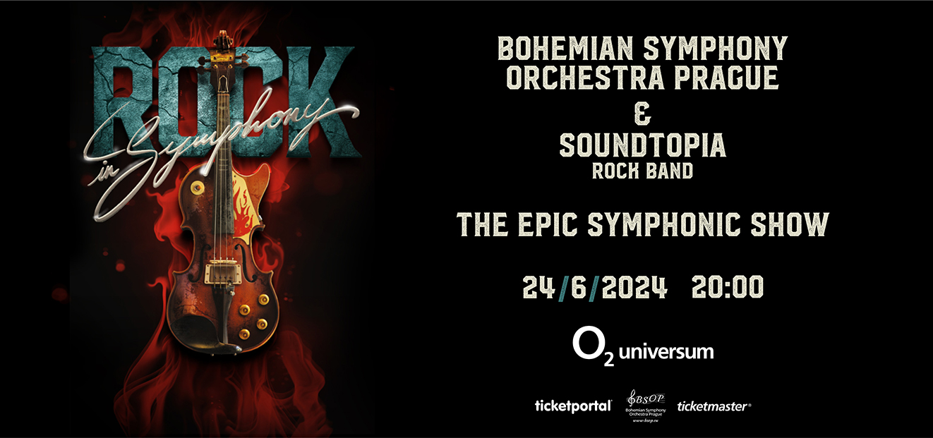 Thumbnail # Rock in Symphony: The Epic Symphonic Show. Bohemian Symphony Orchestra Prague představí to nejlepší z rockové hudby v O2 universu.