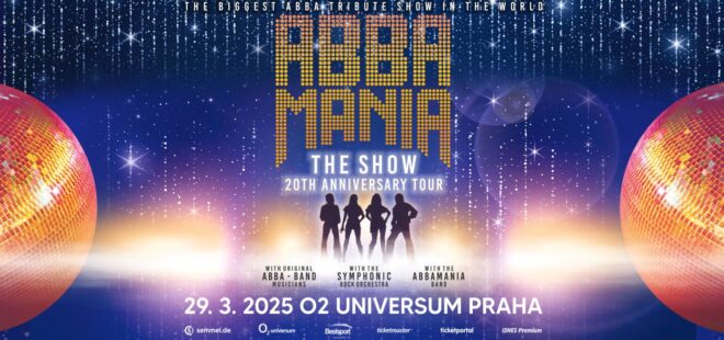 ABBAMANIA THE SHOW – 20TH ANNIVERSARY TOUR zavítá v květnu 2025 do O2 universa