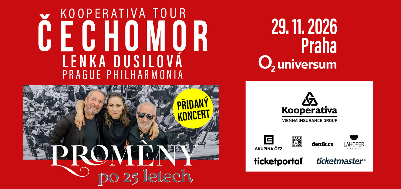 Čechomor Kooperativa tour – Proměny po 25. letech náhledový obrázek