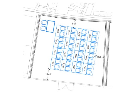 Meeting hub – školící prostory 50 m2 plan