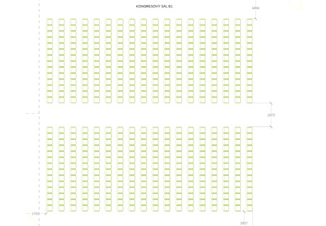 Divadelní sál B1 plan