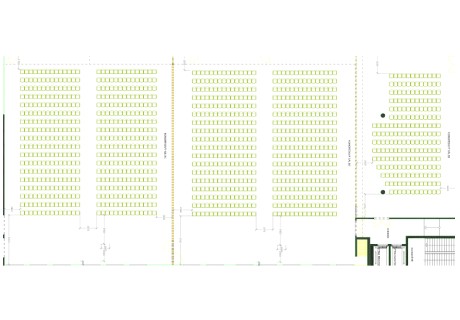 Divadelní sál B1 až B3 plan