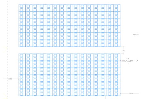 Kongresový sál B2 – školení plan