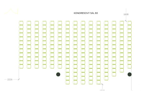 Divadelní sál B3 plan