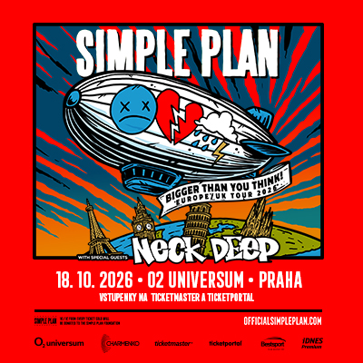 Simple Plan – Bigger Than You Think! Europe Tour 2026 náhledový obrázek