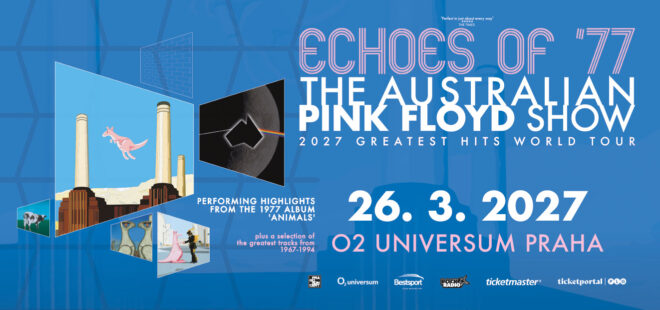 Nejslavnější tribute PINK FLOYDů, fenomenální THE AUSTRALIAN PINK FLOYD SHOW se vrací v březnu 2027 do PRAHY!