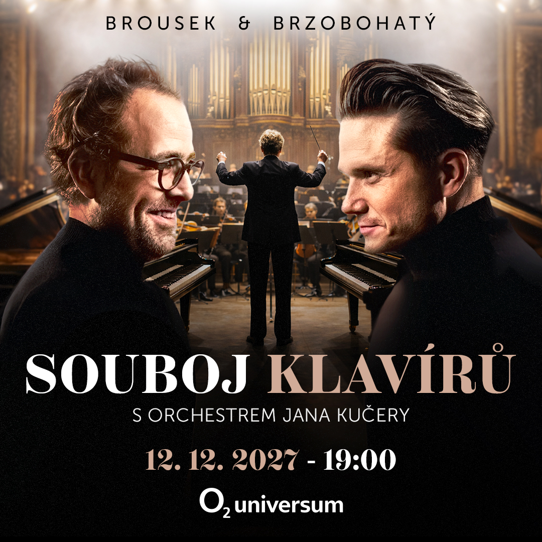 SOUBOJ KLAVÍRŮ s orchestrem – Brzobohatý & Brousek náhledový obrázek