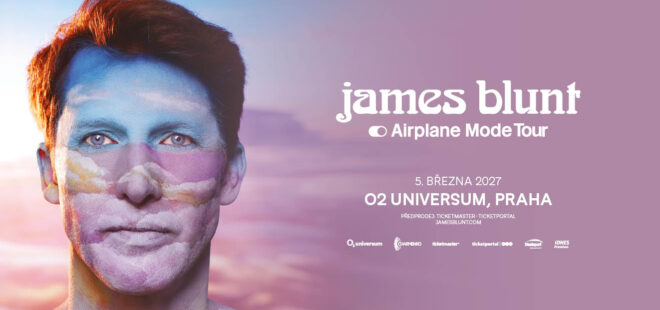 Britský hitmaker James Blunt se vrací do Prahy: V březnu 2027 ovládne O2 universum