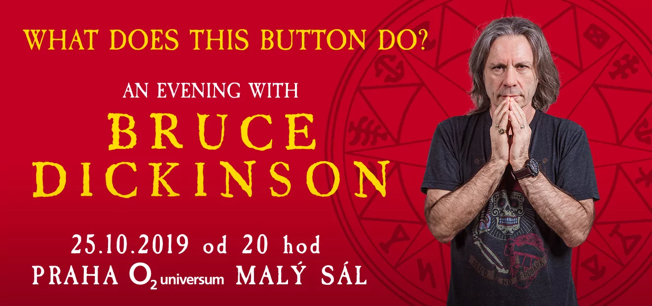 Thumbnail # IRON MAIDEN singer  one-man speaking show in O2 universum this October