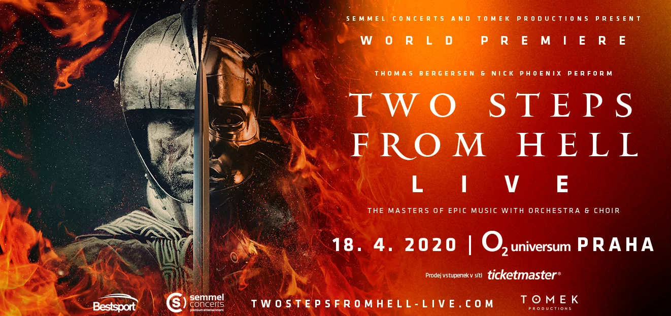 Thumbnail # Two Steps From Hell live in Prague. Thomas Bergersen and Nick Phoenix will present their music known not only from blockbusters