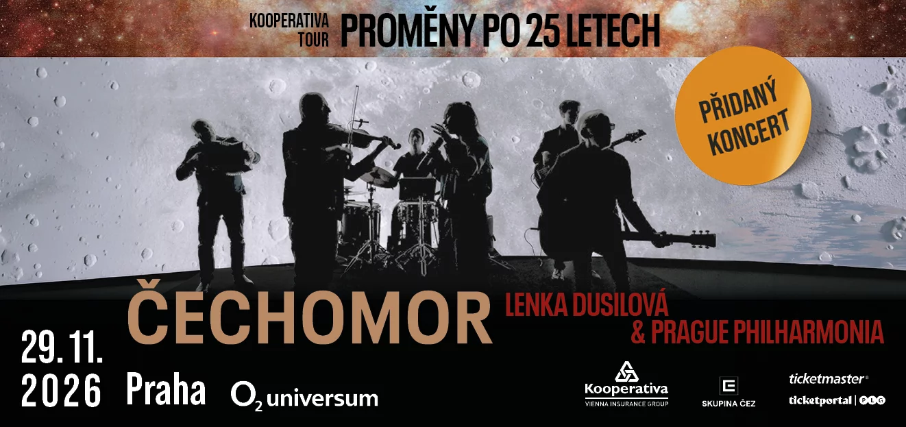 Čechomor Kooperativa tour – Proměny po 25. letech náhledový obrázek